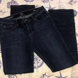 a.n.a boot cut dark wash jeans